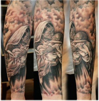 Tattoos - Virgin Mary Tattoo - 34822